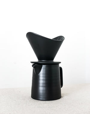 Black Pour Over Set