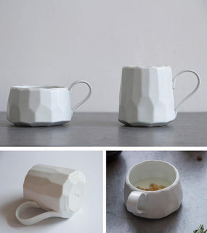 Best Carved Mug - Functional Art for Modern Homes - Vanilla Bean