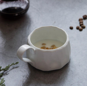 Best Carved Mug - Functional Art for Modern Homes - Vanilla Bean
