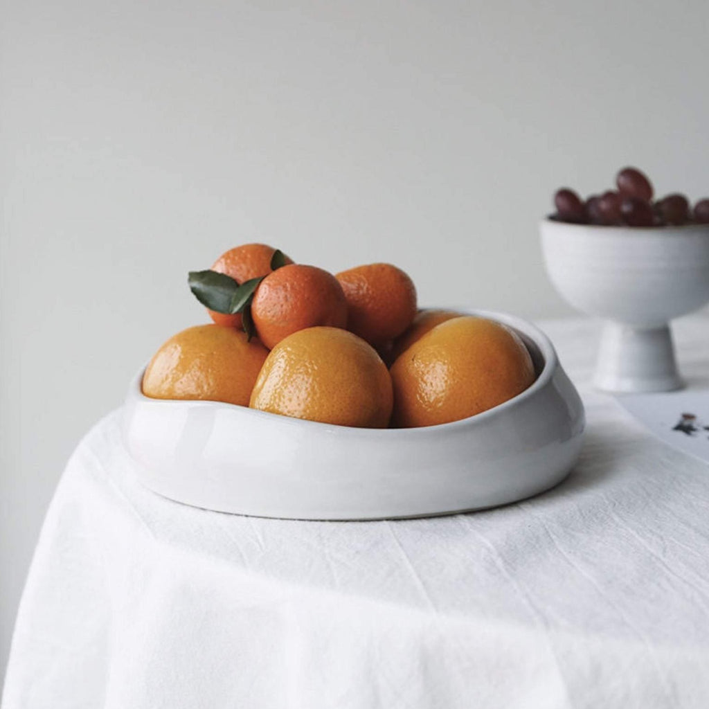 Best Fruit Bowl - Functional Art for Modern Homes - Vanilla Bean